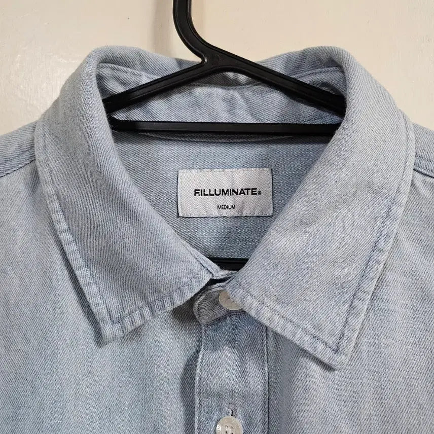 [BUNJANG] Filuminate Oversized Fit Denim Shirt / 필루미네이트 데님셔츠