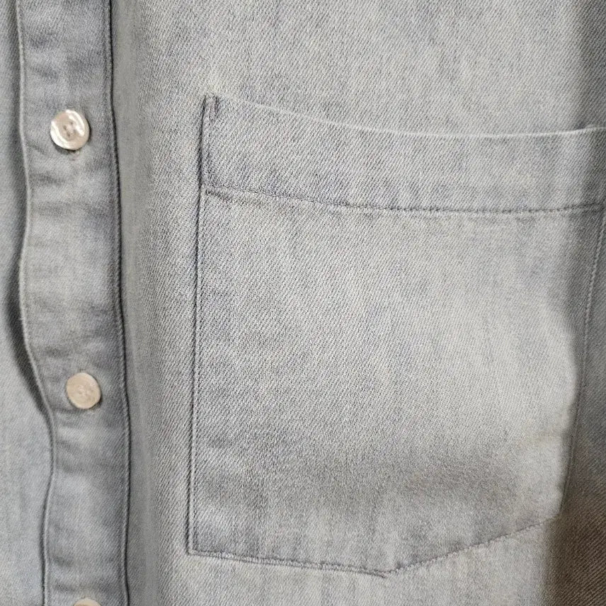 [BUNJANG] Filuminate Oversized Fit Denim Shirt / 필루미네이트 데님셔츠