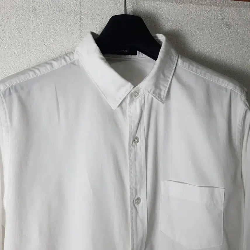 [BUNJANG] ZUCCA White Long Shirt M / ZUCCA 주카 화이트 롱셔츠 M