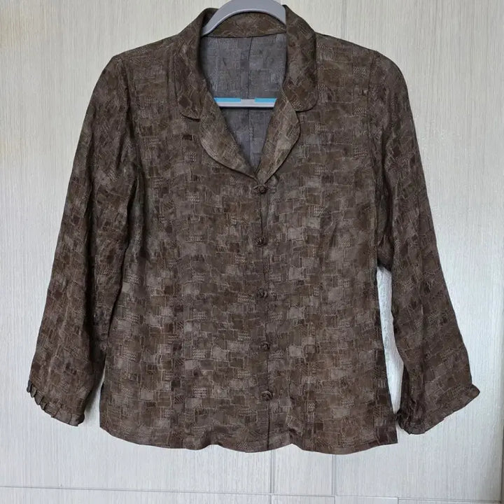 [BUNJANG] Korean Style Knot Button Rayon Blouse / 66/생활한복 스타일 매듭 단추 인견 블라우스