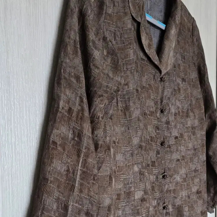 [BUNJANG] Korean Style Knot Button Rayon Blouse / 66/생활한복 스타일 매듭 단추 인견 블라우스