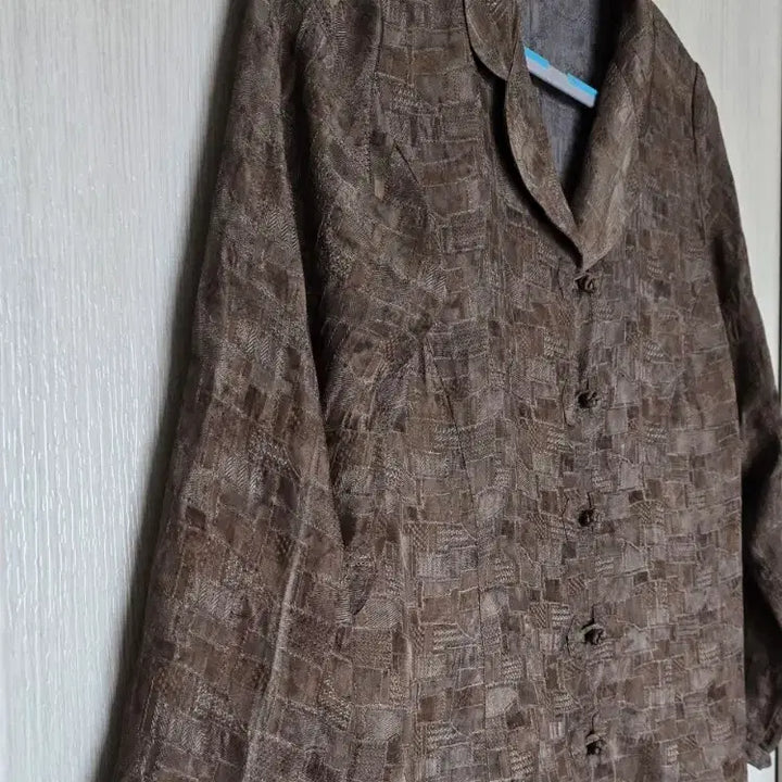 [BUNJANG] Korean Style Knot Button Rayon Blouse / 66/생활한복 스타일 매듭 단추 인견 블라우스