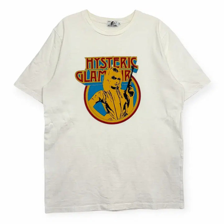 [BUNJANG] HYSTERIC GLAMOUR Printing Short Sleeve T-Shirt / 히스테릭글래머 프린팅 반팔 티셔츠