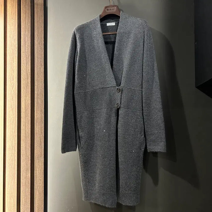 [BUNJANG] Brunello Cucinelli Cashmere Sequin Long Cardigan / 브루넬로 쿠치넬리 캐시미어 스팽글 롱 가디건