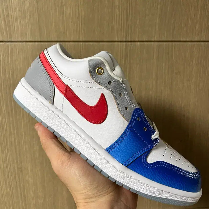 [BUNJANG] Nike Air Jordan 1 Low Blue/Red/White Men&