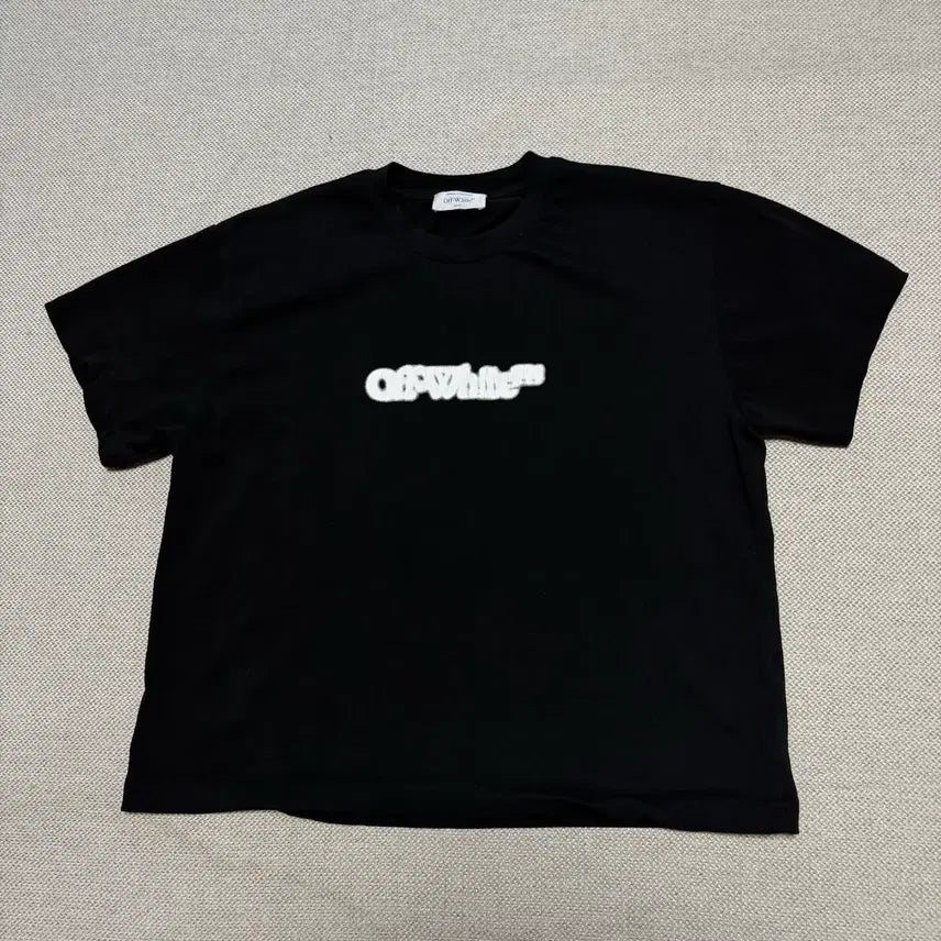 [BUNJANG] Off-White Spray Arrows Slim T-Shirt Black / 오프화이트 스프레이 애로우 슬림 티셔츠 블랙
