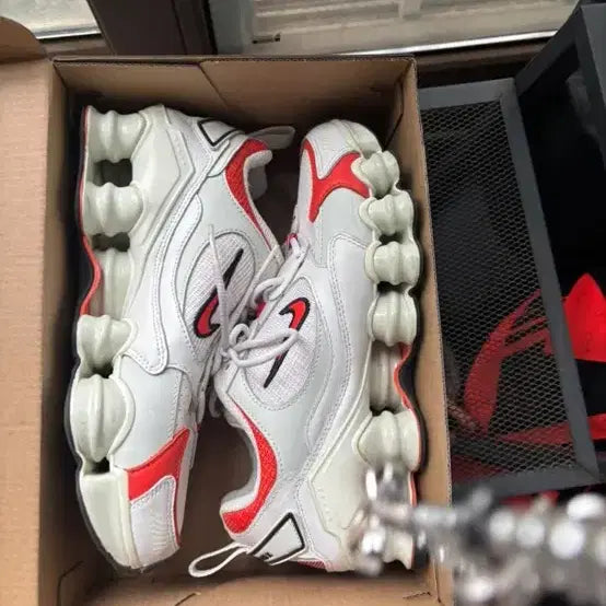 [BUNJANG] Nike Shox Nova TL White/Red/Orange / 나이키 샥스 노바 TL 화이트/레드/오렌지