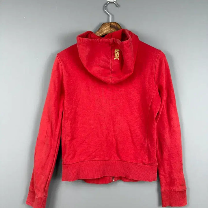 [BUNJANG] ESC Y2K Vintage Red Hoodie Zip-Up / 에스크 y2k 빈티지 레드 후드집업 E79