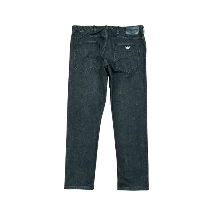 [BUNJANG] Armani Jeans J06 Slim Fit Black Denim Jeans (Size 32) / 아르마니 진스 J06 슬림핏 블랙진 32