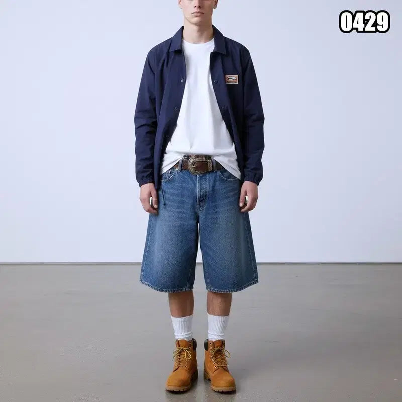 [BUNJANG] Vans XL Waist String Work Jacket / XL 반스 허리조절끈 워크 자켓