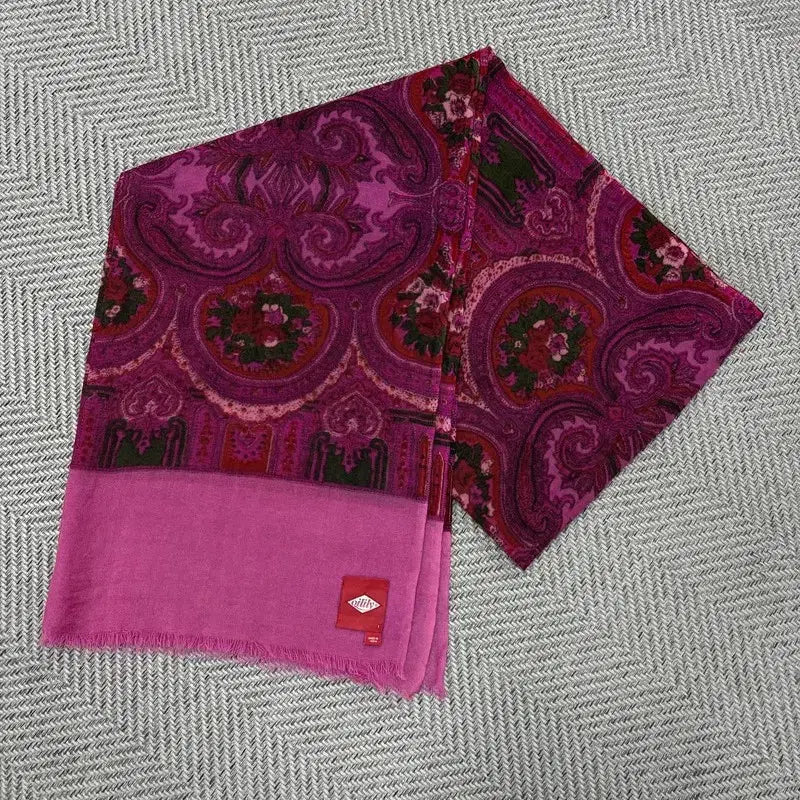 [BUNJANG] Oilily Paisley Scarf v3397 / 오일릴리 페이즐리 스카프 v3397