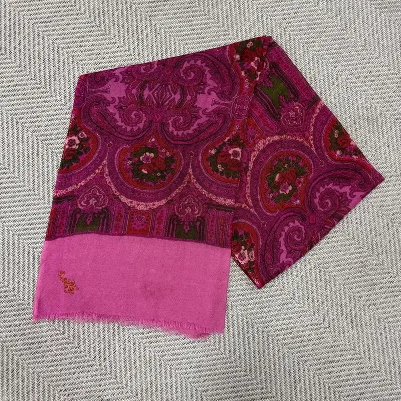 [BUNJANG] Oilily Paisley Scarf v3397 / 오일릴리 페이즐리 스카프 v3397