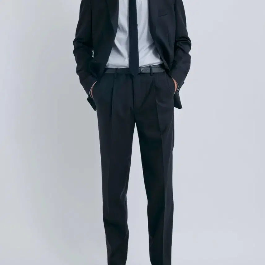 [BUNJANG] Pottery Business Suit Setup Set Dark Navy Size 2 / 포터리 비즈니스 수트 셋업 2size