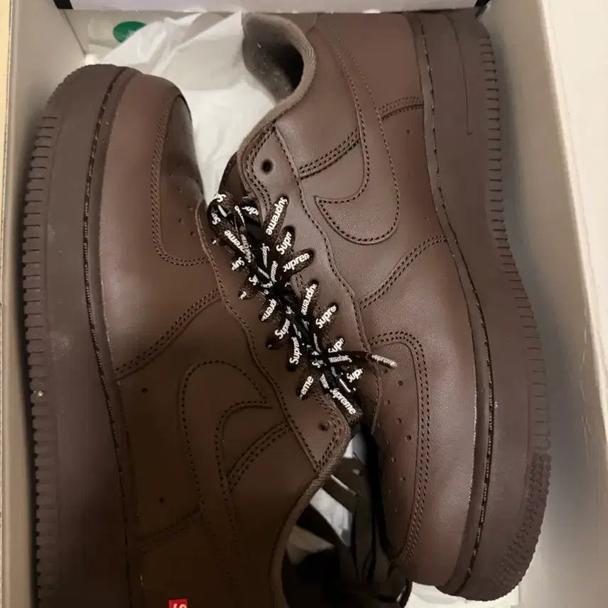 [BUNJANG] Supreme x Air Force 1 Brown / 슈프림에어포스 1 브라운