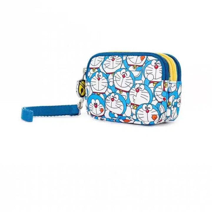 [BUNJANG] Lesportsac Doraemon Edition 3-Tier Pouch with Wrist Strap / 레스포삭 도라에몽 에디션 파우치 3단