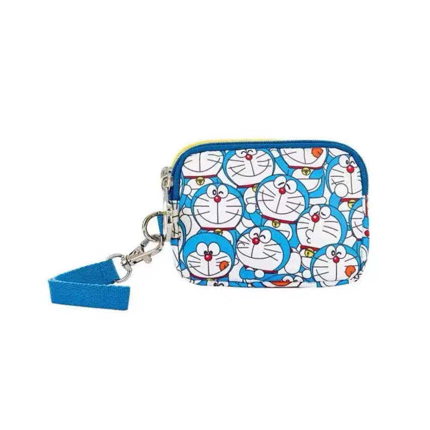 [BUNJANG] Lesportsac Doraemon Edition 3-Tier Pouch with Wrist Strap / 레스포삭 도라에몽 에디션 파우치 3단