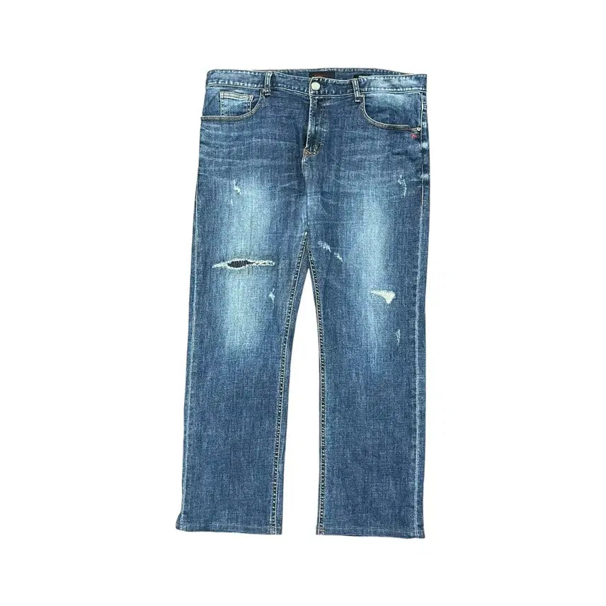 [BUNJANG] Evisu Back Logo Straight Denim (Size 39) / 에비수 백로고 스트레이트 데님 39