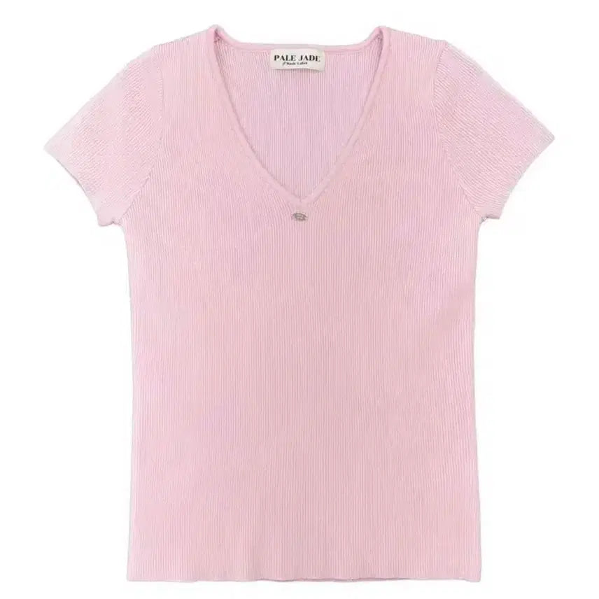 [BUNJANG] Fade It Jade Jenny Knit Tee Pink / 페일제이드 제니 니트 티 핑크