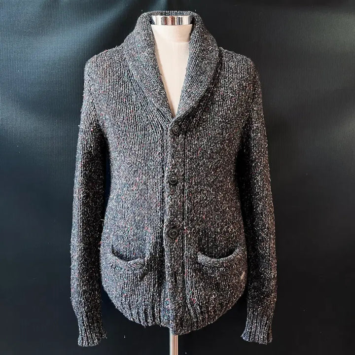 [BUNJANG] Polo Ralph Lauren Denim &amp; Supply Wool Mulberry Silk Shawl Collar Heavy Cardigan / 폴로 데님앤서플라이 울 멀베리 실크 숄카라 헤비 가디건