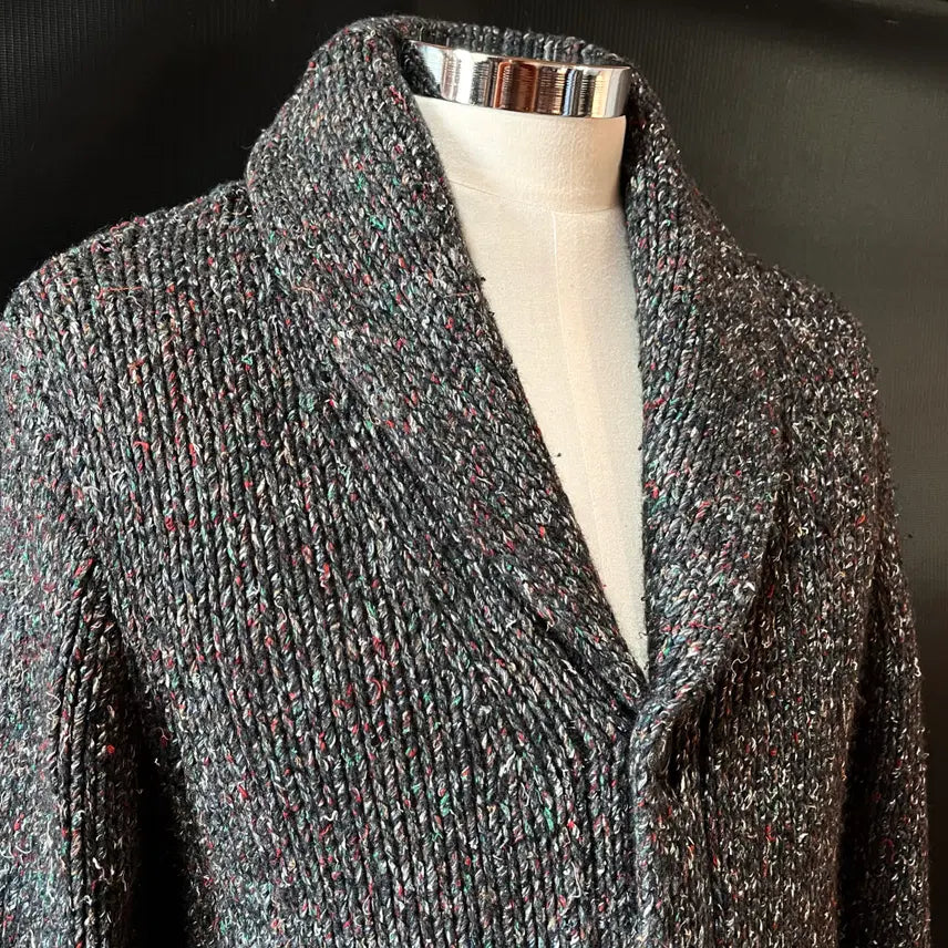 [BUNJANG] Polo Ralph Lauren Denim &amp; Supply Wool Mulberry Silk Shawl Collar Heavy Cardigan / 폴로 데님앤서플라이 울 멀베리 실크 숄카라 헤비 가디건