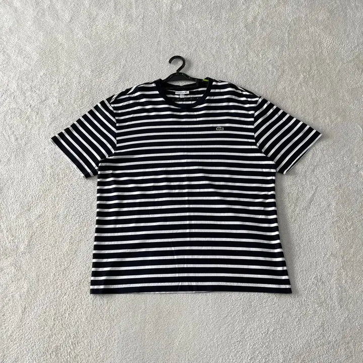 [BUNJANG] Lacoste Striped Short Sleeve T-Shirt XXL / XXL 라코스테 스트라이프 반팔티셔츠 110