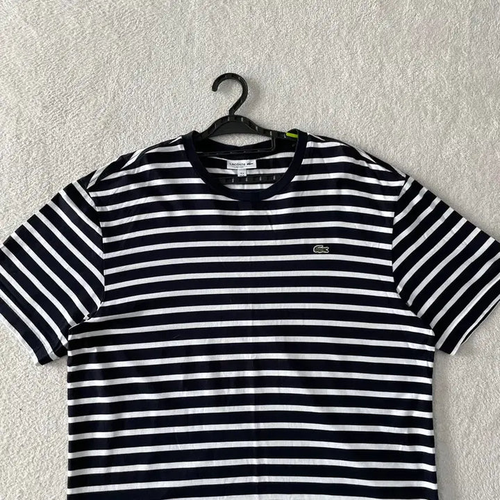 [BUNJANG] Lacoste Striped Short Sleeve T-Shirt XXL / XXL 라코스테 스트라이프 반팔티셔츠 110