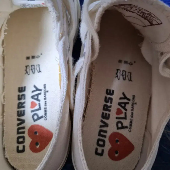 [BUNJANG] Comme des Garçons Canvas Low-Top Sneakers / 꼼데가르송 캔버스로우탑 스니커즈