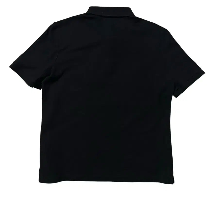 [BUNJANG] Burberry TB Logo Gold Snap Button Collar Short Sleeve T-Shirt / [여M-L] 버버리 TB로고 금장 스냅버튼 카라 반팔 티셔츠