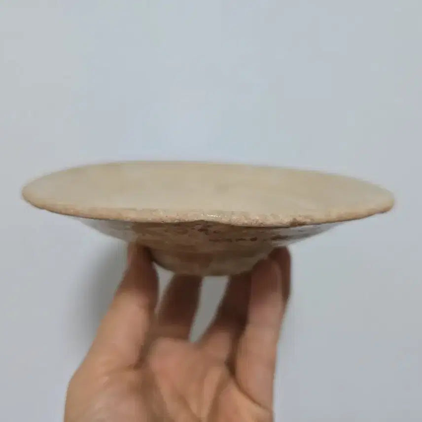 [BUNJANG] Authentic Joseon Early Period White Porcelain Plate / 진품 조선초기 백자 접시 골동품