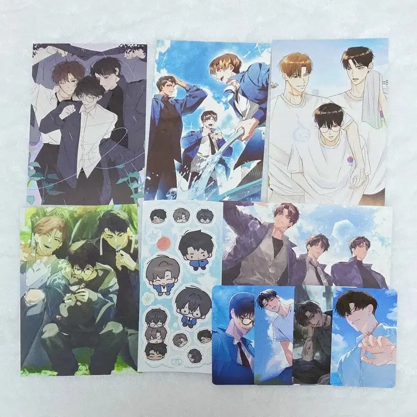 [BUNJANG] Hyunmoo 1 Team Photobook Postcard Photocard Sticker Set / 현무 1팀 화보전 엽서 포카 스티커