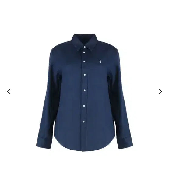 [BUNJANG] Polo Ralph Lauren Classic Fit Navy Cotton Blend Shirt / 폴로 랄프로렌 네이비 포플린 셔츠 / 코스 마시모두띠 토템 띠어리 클럽모