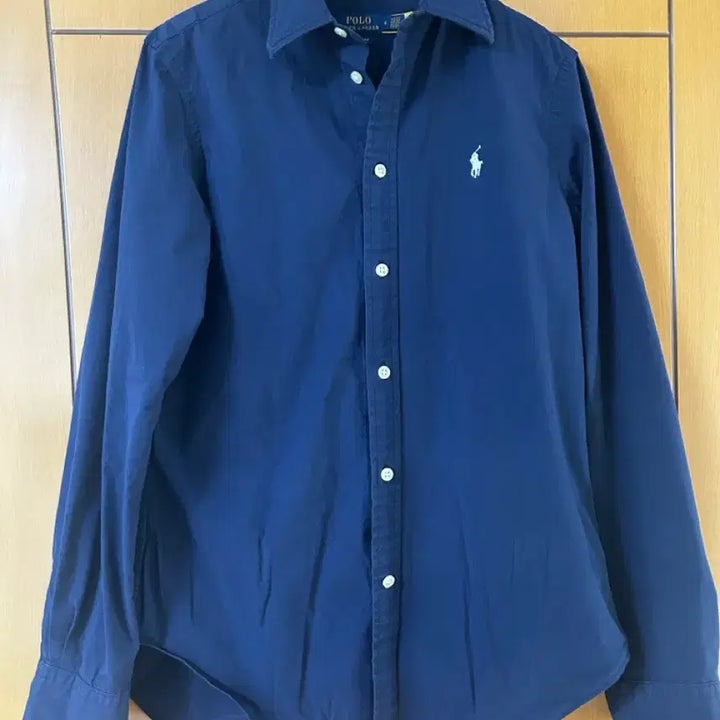 [BUNJANG] Polo Ralph Lauren Classic Fit Navy Cotton Blend Shirt / 폴로 랄프로렌 네이비 포플린 셔츠 / 코스 마시모두띠 토템 띠어리 클럽모