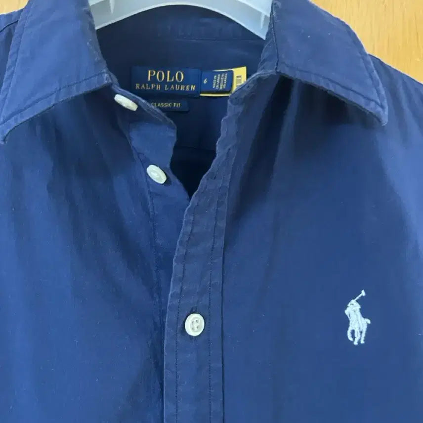 [BUNJANG] Polo Ralph Lauren Classic Fit Navy Cotton Blend Shirt / 폴로 랄프로렌 네이비 포플린 셔츠 / 코스 마시모두띠 토템 띠어리 클럽모