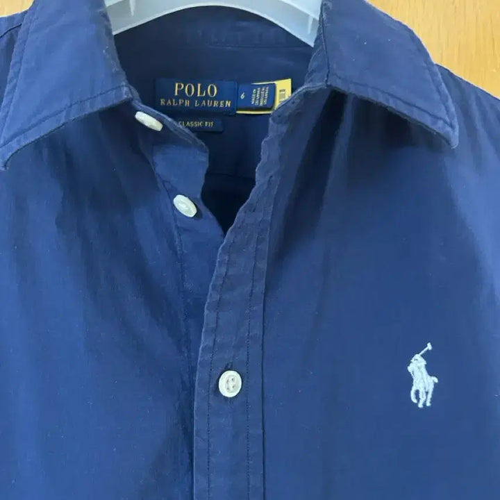[BUNJANG] Polo Ralph Lauren Classic Fit Navy Cotton Blend Shirt / 폴로 랄프로렌 네이비 포플린 셔츠 / 코스 마시모두띠 토템 띠어리 클럽모