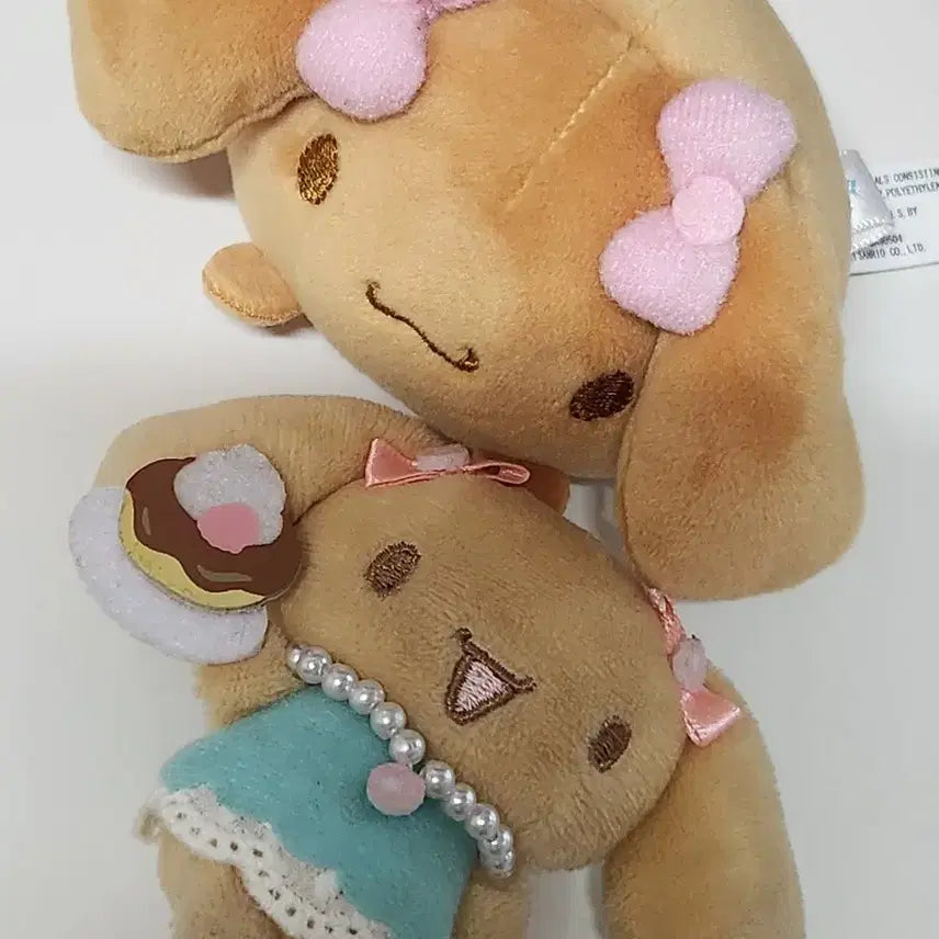 [BUNJANG] Sanrio Mocha Mochi Mascot Brooch Bundle Set / 산리오 모카 브로치 모찌 마스코트 2종 일괄