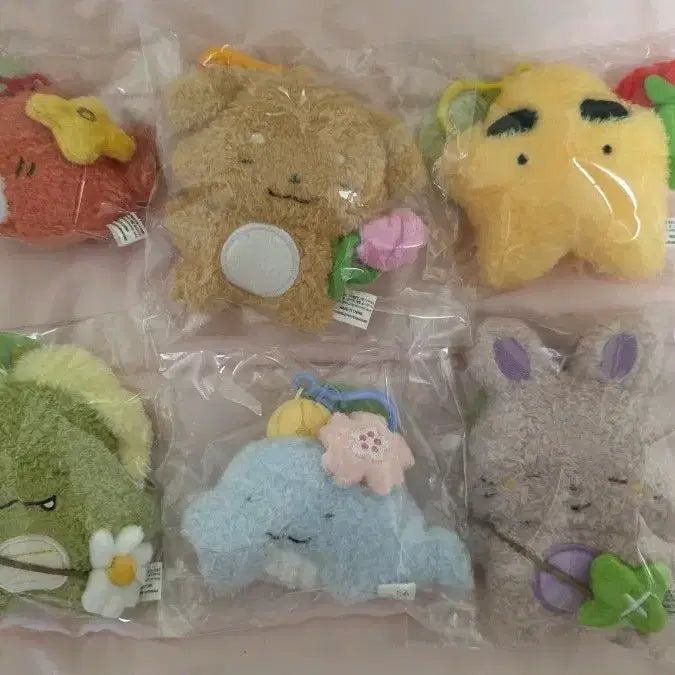 [BUNJANG] Pixely Spring Doll Keyring Bundle Set / 픽셀리 봄 인형 키링 일괄 팝니다. 미개봉 새상품 수수료포함