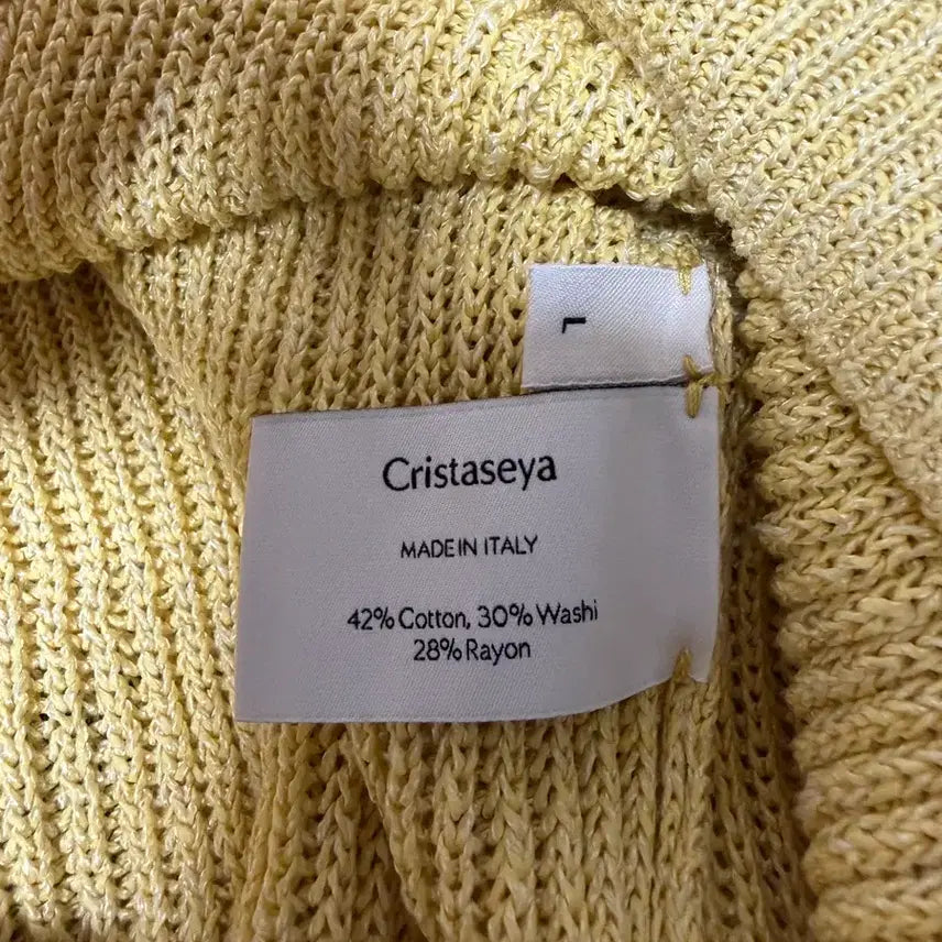 [BUNJANG] Cristaseya L Washed Paper Sweater / [L] Cristaseya washi paper sweater