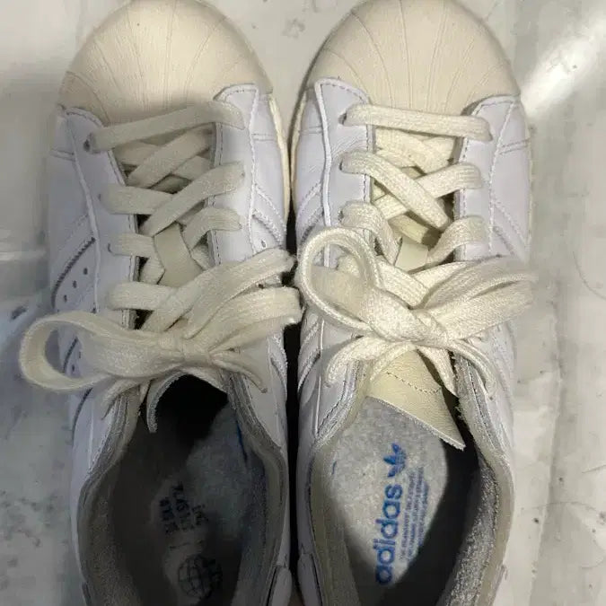[BUNJANG] Adidas Superstar 82 Cloud White Sneakers (240mm) / 아디다스 슈퍼스타 82 클라우드 화이트 240