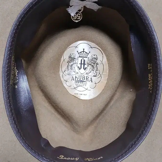 [BUNJANG] Akubra Genuine Australian Fedora Cowboy Hat / AKUBRA 아쿠브라 호주정품페도라 카우보이 모자 하자 두르는띠가없음
