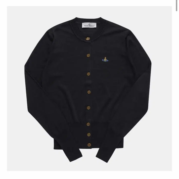 [BUNJANG] Vivienne Westwood Beatrice Orb Logo Cropped Cardigan / 비비안웨스트우드 브라운 가디건