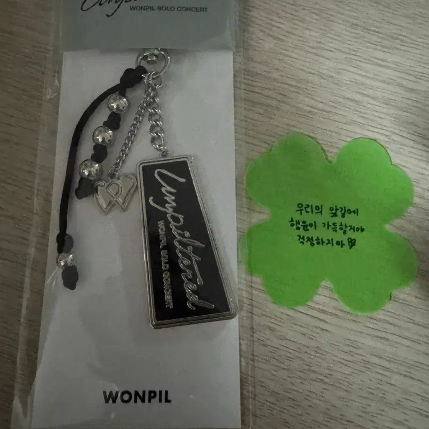 [BUNJANG] DAY6 Wonpil Unfiltered Metal Keyring Confetti / 데이식스 원필 언필터드 메탈키링 컨페티