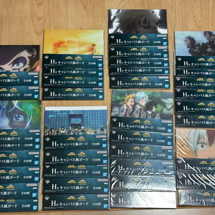 [BUNJANG] My Hero Academia Canvas Board Bundle Set (H Prize, 34 pcs) / (택포9.0) 나의 히어로 아카데미아 캔버스 보드 H상 34개 일괄