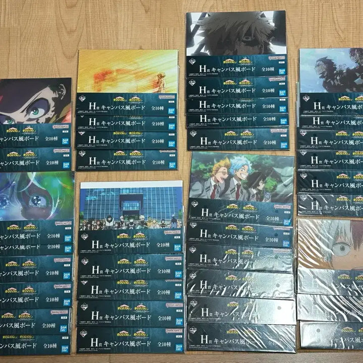[BUNJANG] My Hero Academia Canvas Board Bundle Set (H Prize, 34 pcs) / (택포9.0) 나의 히어로 아카데미아 캔버스 보드 H상 34개 일괄