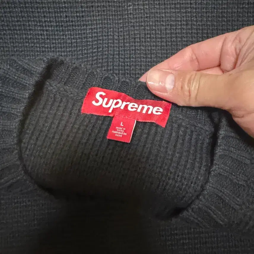 [BUNJANG] Supreme Knit Sweater / 슈프림니트 L