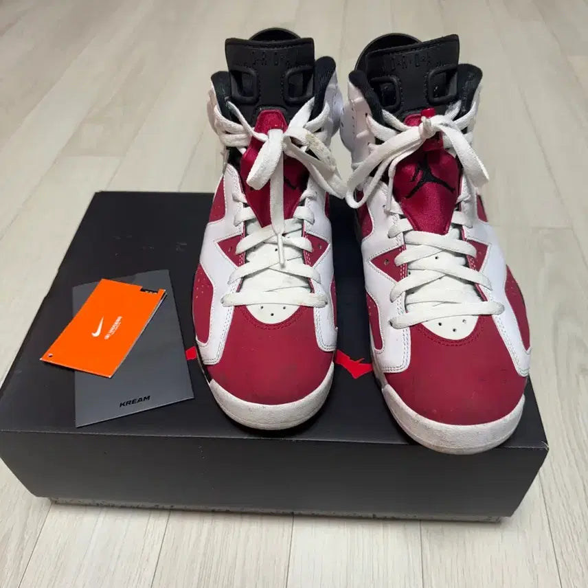 [BUNJANG] Air Jordan 6 Carmine Retro Sneakers (Size 260) / 조던 6 카마인 레트로