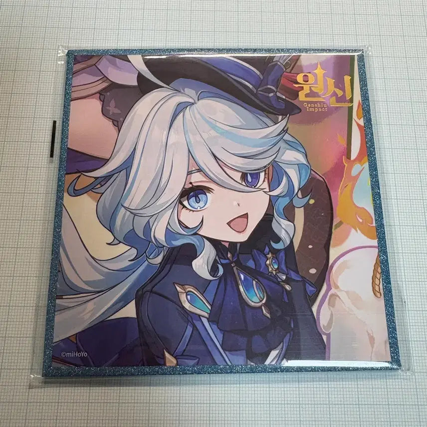 [BUNJANG] Genshin Impact Furina Shikishi Art Board / 원신 푸리나 색지 원신 카페