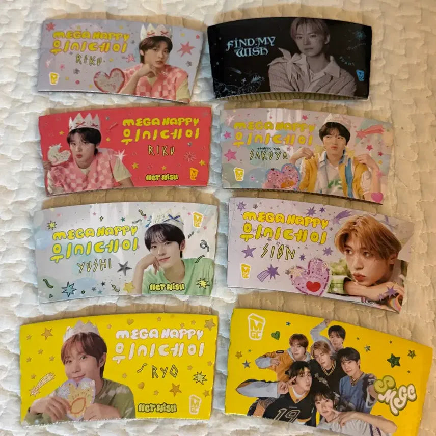 [BUNJANG] NCT WISH Mega Cup Holder Bundle Set / 엔시티위시 메가 컵홀더 일괄 판매