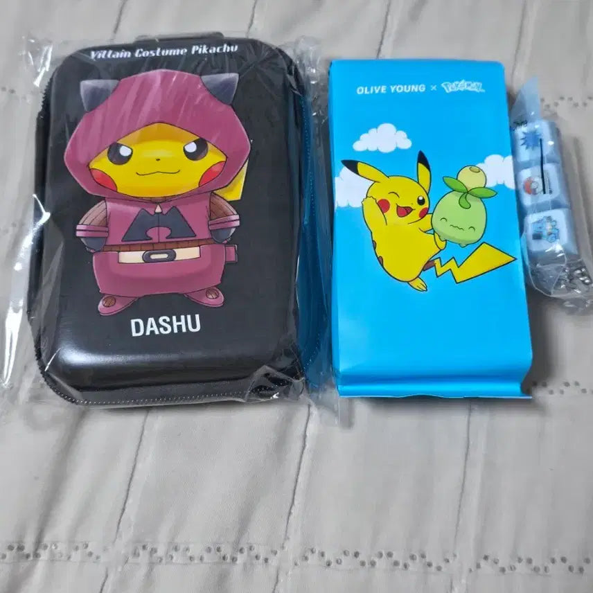 [BUNJANG] Pokemon Olive Young Pouch, Film Camera, Keycap Keychain Bundle (Sealed) / (미개봉) 올리브영 포켓몬 굿즈 판매