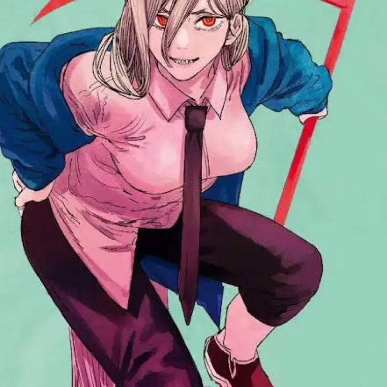 [BUNJANG] Chainsaw Man Power Cosplay Full Set (Includes Scythe) / 체인소맨 파워 코스프레 풀셋(낫 포함)