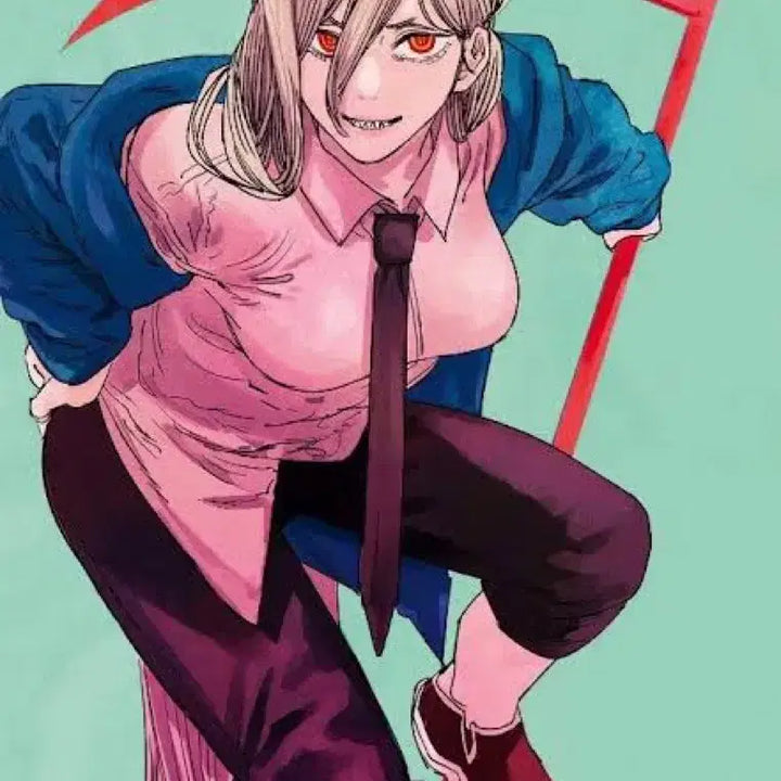 [BUNJANG] Chainsaw Man Power Cosplay Full Set (Includes Scythe) / 체인소맨 파워 코스프레 풀셋(낫 포함)